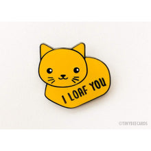 Load image into Gallery viewer, Cat Loaf Enamel Pin - egads-shop