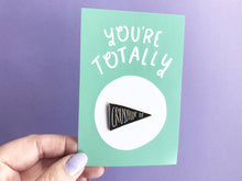 Load image into Gallery viewer, Crushin' It Enamel Pin - egads-shop