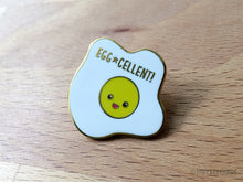 Load image into Gallery viewer, Eggcellent Fried Egg Enamel Pin - egads-shop