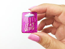 Load image into Gallery viewer, Stay Weird Enamel Pin - egads-shop