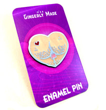 Load image into Gallery viewer, Butt, Balls, Heart Enamel Pin - egads-shop