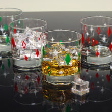 Load image into Gallery viewer, Retro Holiday Rocks Glass Set