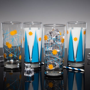 Toledo Sparks Drinkware 4 Glass Set