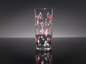 Pink MCM Mixed Print Collins Glasses Set