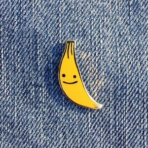Happy Banana Enamel Pin - egads-shop