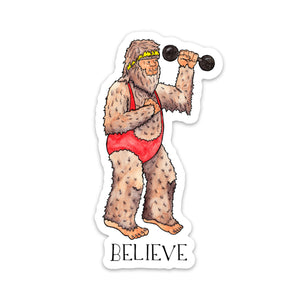 Bigfoot Believe Sticker - egads-shop