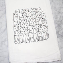 Load image into Gallery viewer, Cats on Cats Tea Towel - egads-shop