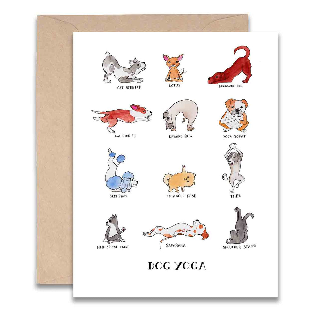 Yoga Dogs Card - egads-shop