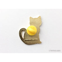 Load image into Gallery viewer, Feline Good Cat Enamel Pin - egads-shop