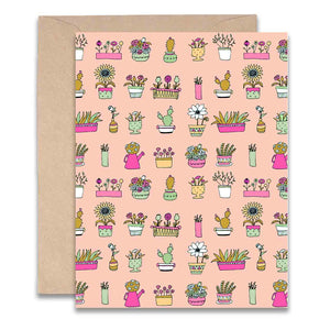 Flower Pots Card - egads-shop