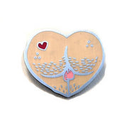 Butt, Balls, Heart Enamel Pin - egads-shop