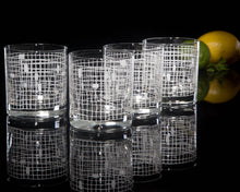 Load image into Gallery viewer, Basket Weave Drinking Glasses