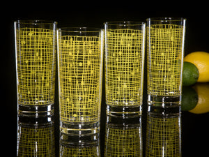 Basket Weave Drinking Glasses