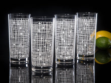 Load image into Gallery viewer, Basket Weave Drinking Glasses