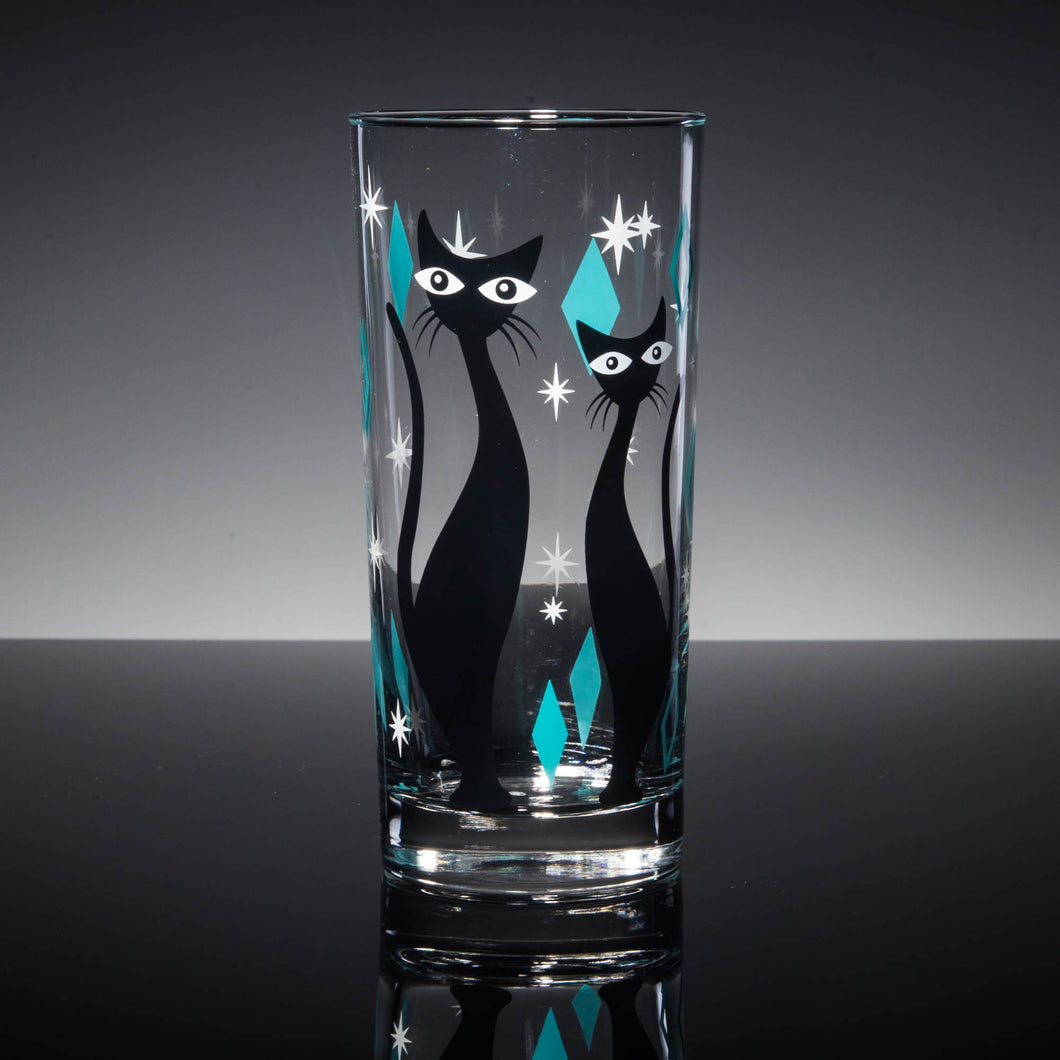 Atomic Cat Drinking Glasses