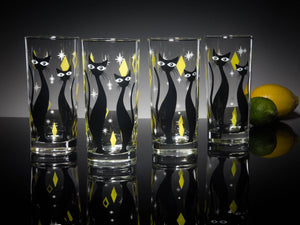 Atomic Cat Drinking Glasses