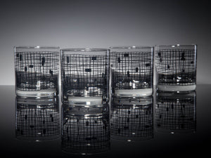 Basket Weave Drinking Glasses