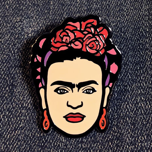 Kahlo Enamel Pin - egads-shop