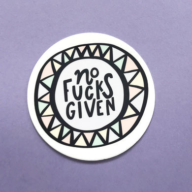 No F*cks Given Sticker - egads-shop