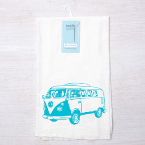 Retro Bus Tea Towel - egads-shop