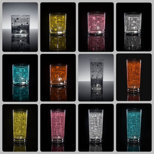 Basket Weave Drinking Glasses