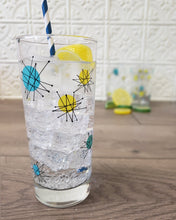 Load image into Gallery viewer, Atomic Starburst Collins Drinking Glasses