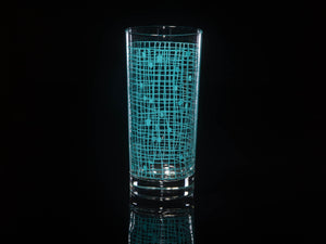 4-Color Basket Weave Collins Glasses Set