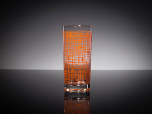 Orange MCM Mixed Print Collins Glasses Set