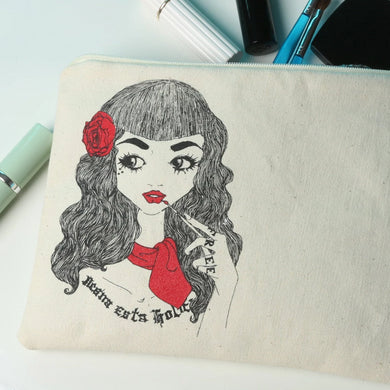 Badass Babe Zipper Pouch - egads-shop