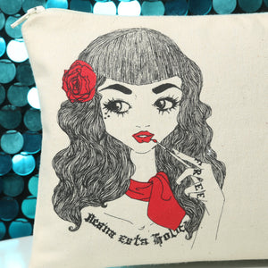 Badass Babe Zipper Pouch - egads-shop